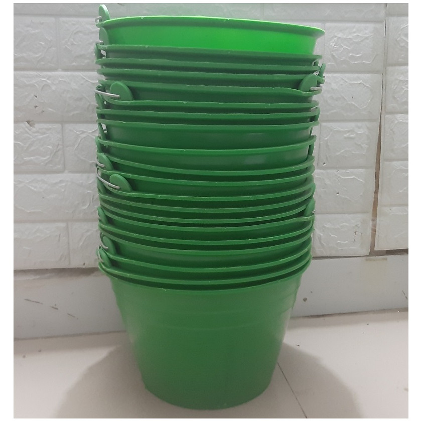 20 Xô Nhựa Đựng Nước, Tưới Cây, Xách Hồ, Xách Vữa, Đựng Đồ, Có Quai Xách, Kích Thước 28x18Cm