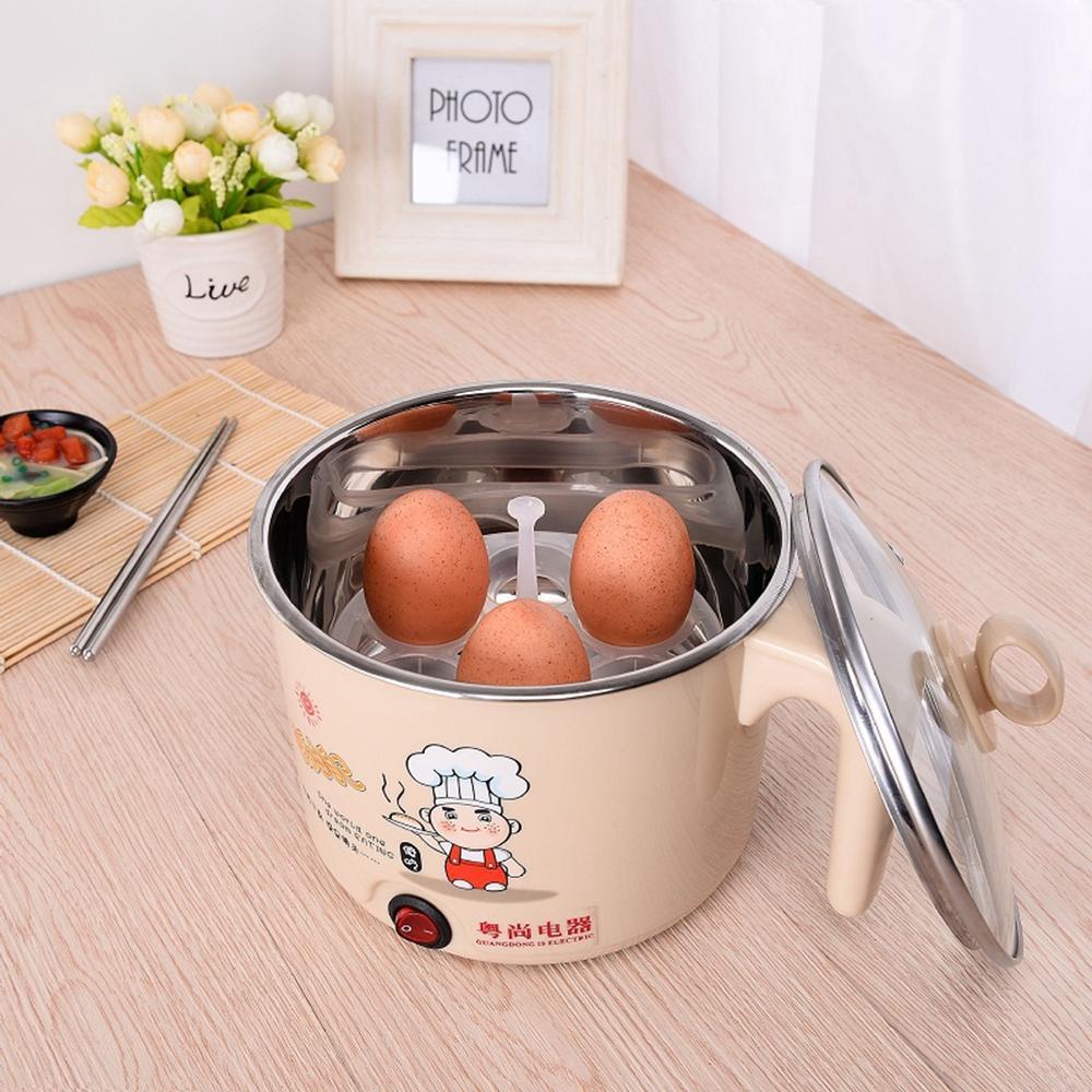 Nồi lẩu điện mini Ca nấu mỳ 1 tầng 18cm mã 15002