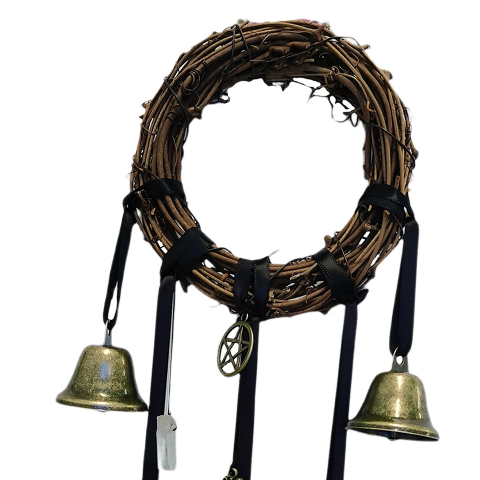 Witch Wind Chimes Bell Witchcraft Feng Shui Protection for Patio Door Garden