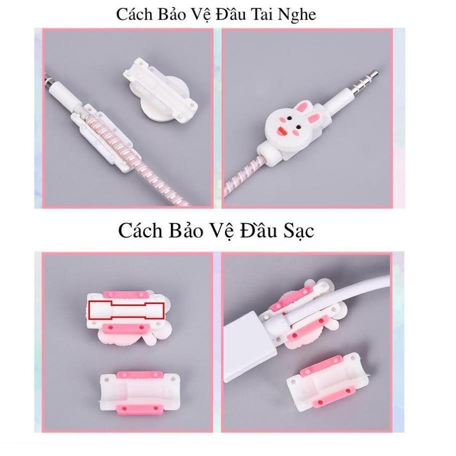 Dây quấn dây sạc &amp; tai nghe TPHCM