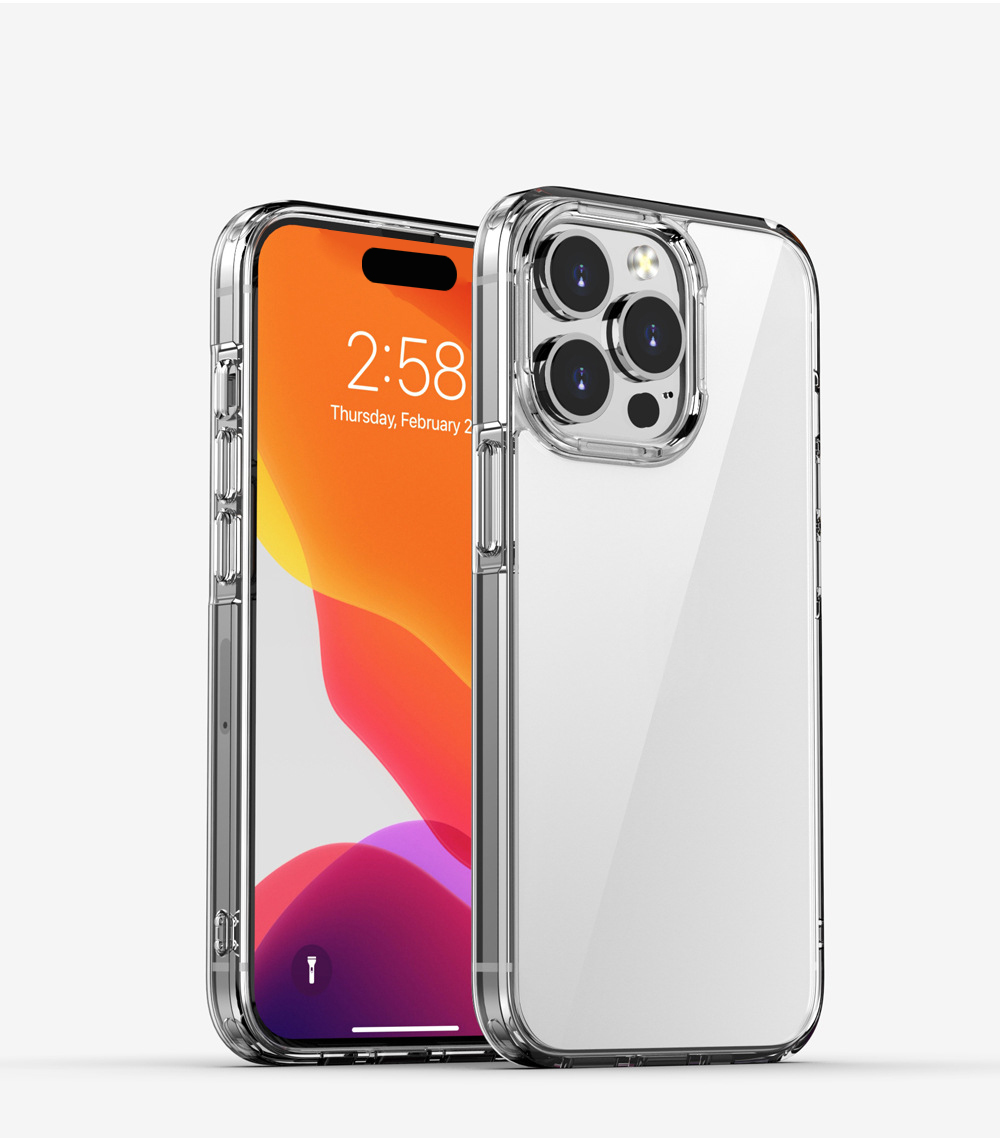 Ốp Lưng Dẻo Trong Phong Cách Mới Dành Cho Iphone 12 13 14 12 Pro 12 Pro Max 13 Pro 13 Pro Max 13 Mini 14 14 Max 14 Pro 14 Pro Max - Hàng Chính Hãng - Viền Trong Suốt - Iphone 14 Pro