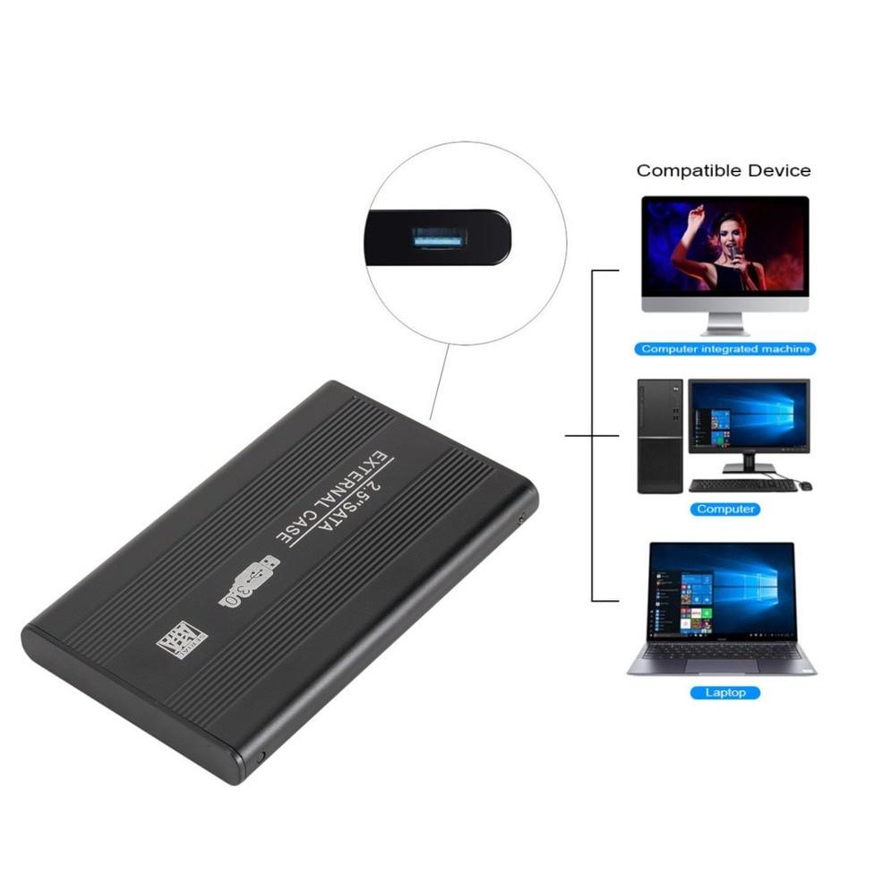 Hộp Đựng Ổ Cứng Ngoài Usb 3.0 Sata 2.5 "Inch Hd Hdd Sang 1tb Usb 3.0 Ốp