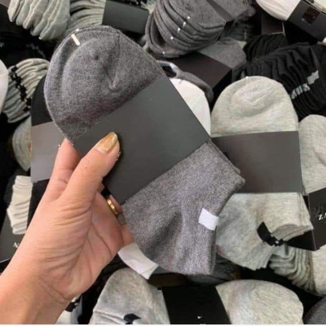 Set 10 đôi tất nam cotton cổ ngắn