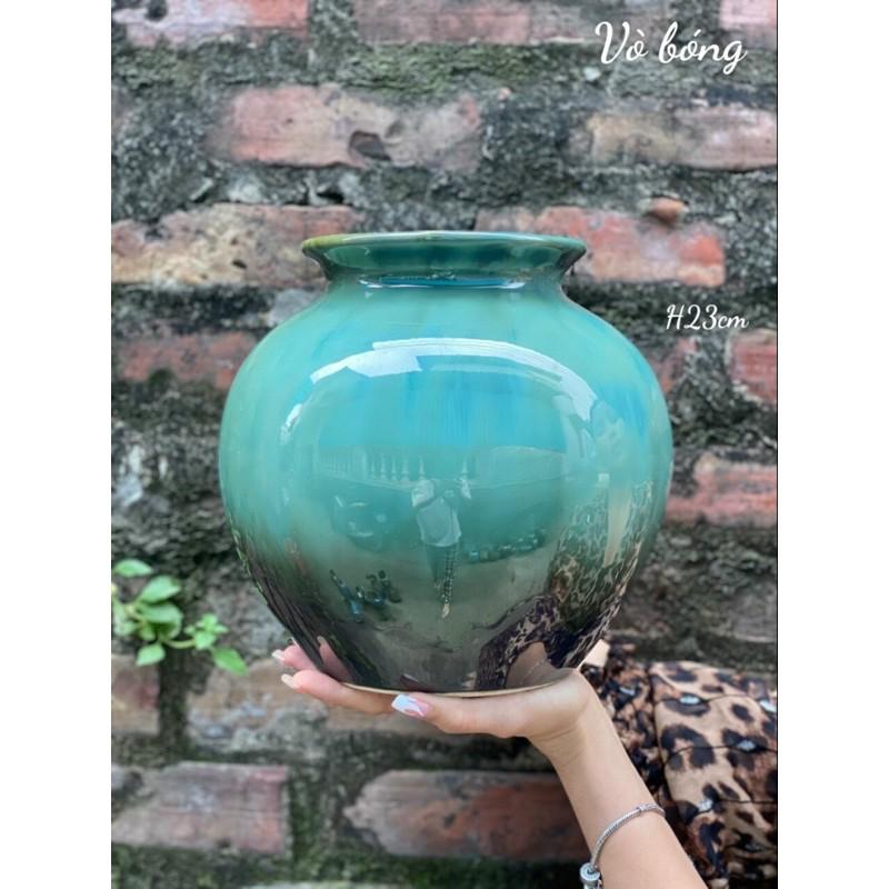 Lọ hoa Vò Bóng sẵn hàng cao 23cm