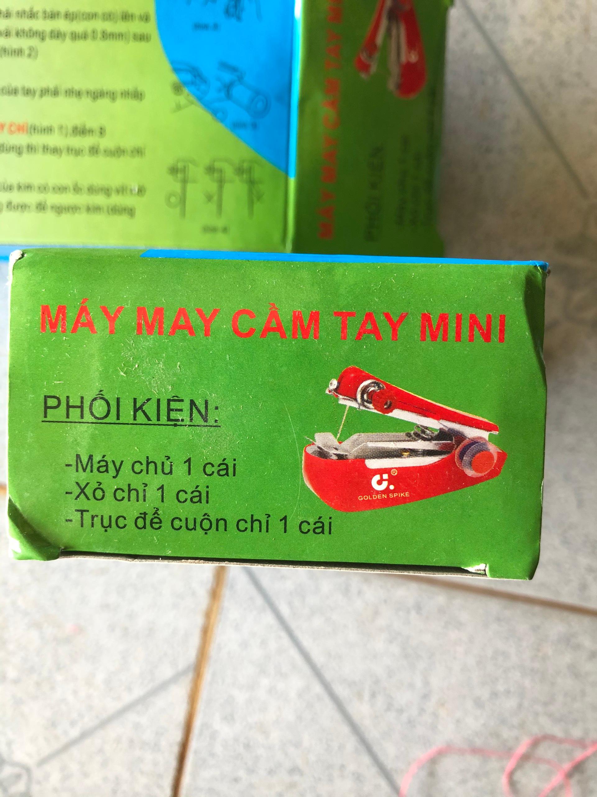 Máy May Cầm Tay Mini Siêu Tiện Lợi, Chỉ Cần Dùng Tay Bấm - Hàng Chất Lượng
