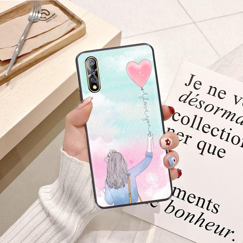Ốp lưng dành cho điện thoại ViVo U10 Viền dẻo TPU hình Phía Sau Cô Gái