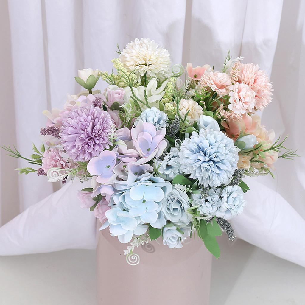 7 Branches Artificial Flowers Wedding Party Home