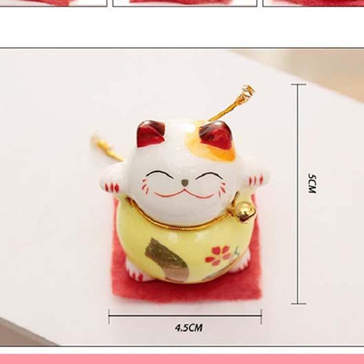 Bộ 5 Mèo Thần Tài Mini May Mắn