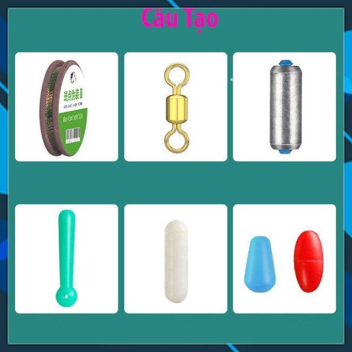 Dây Trục Câu Đài Buộc Sẵn Cước Câu Cá Tàng Hình