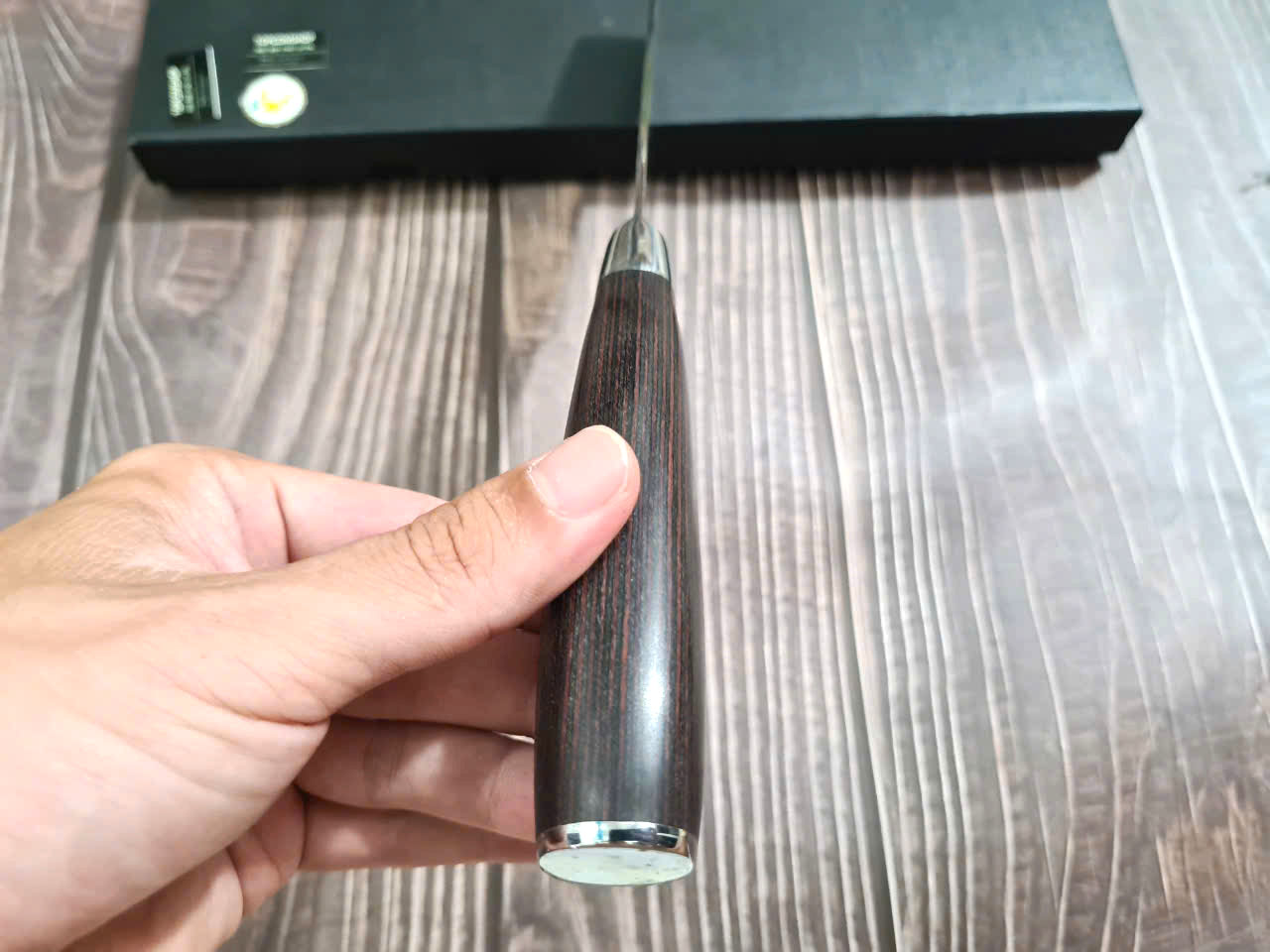 DAO - DAO BẾP NHẬT BẢN USUBA THÉP DAMASCUS MÃ A4 DT125 nt topcoomshop vn