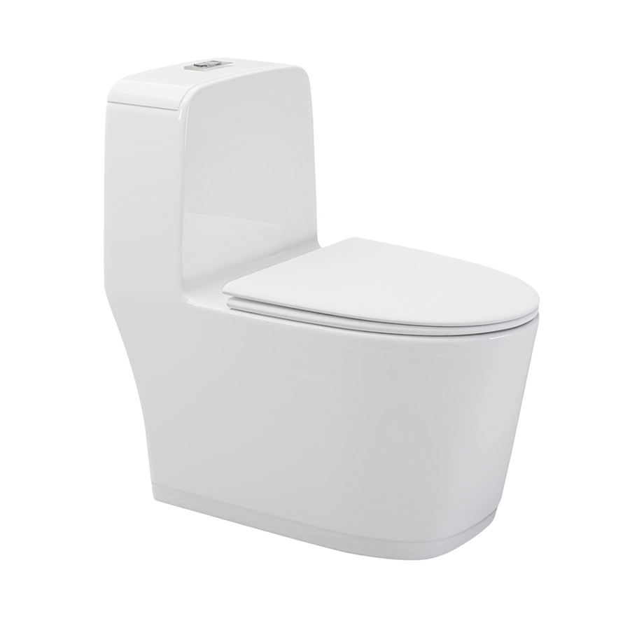 Bồn cầu một khối TUSLO MON 2092 Pro lớp phủ men Nano cao cấp, công nghệ xả Siphon không gây ồn, tiết kiệm nước - Hoa Sen Home - Hàng chính hãng