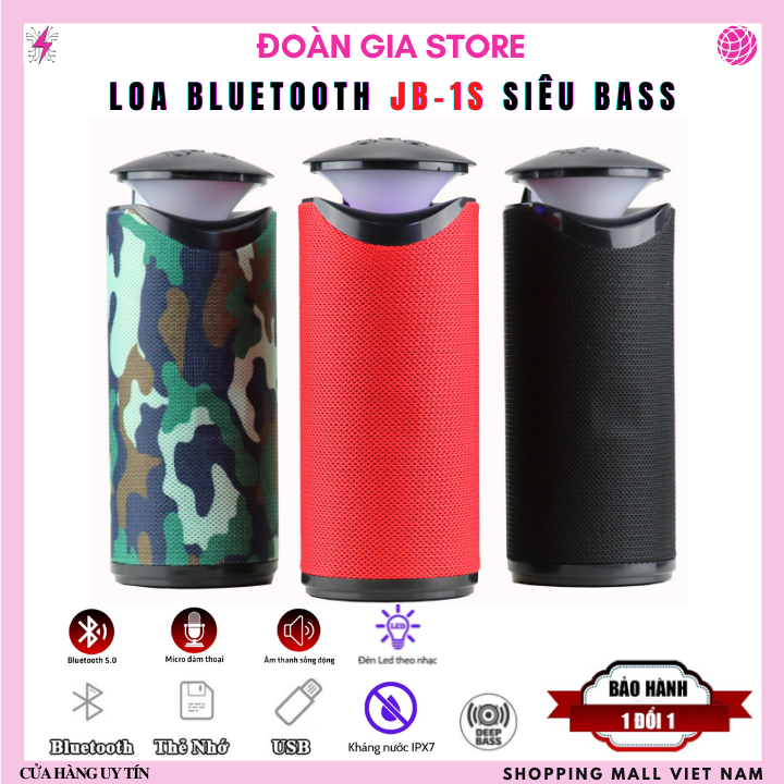 Loa bluetooth JB-2S PRO Siêu bass 10W cao cấp nhiều tính năng, chất lượng âm tuyệt hảo, thiết kế thời trang năm 2021