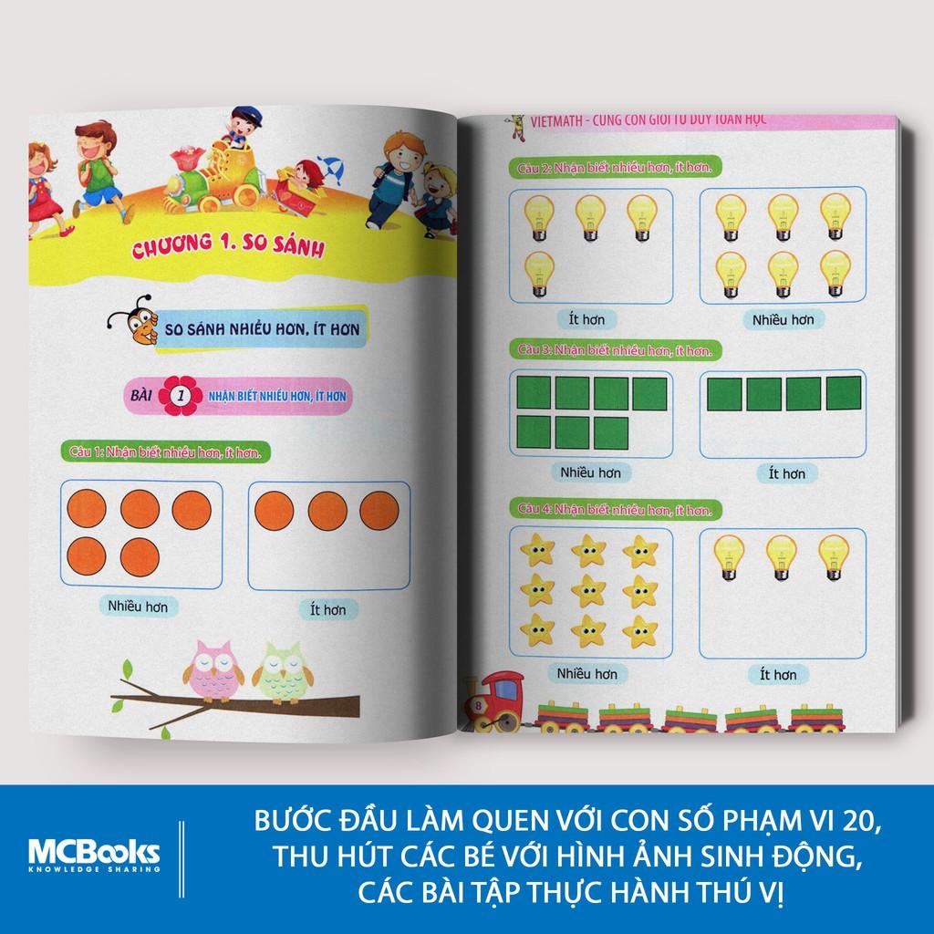 Sách Vietmath - Cùng Con Giỏi Tư Duy Toán Học 2 - MCBooks - BẢN QUYỀN