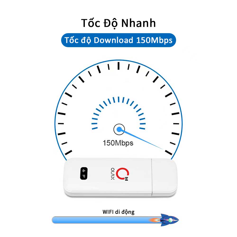 USB Phát Wifi 4G LTE U80 – Tốc Độ 150Mb – Kết Nối 10 User