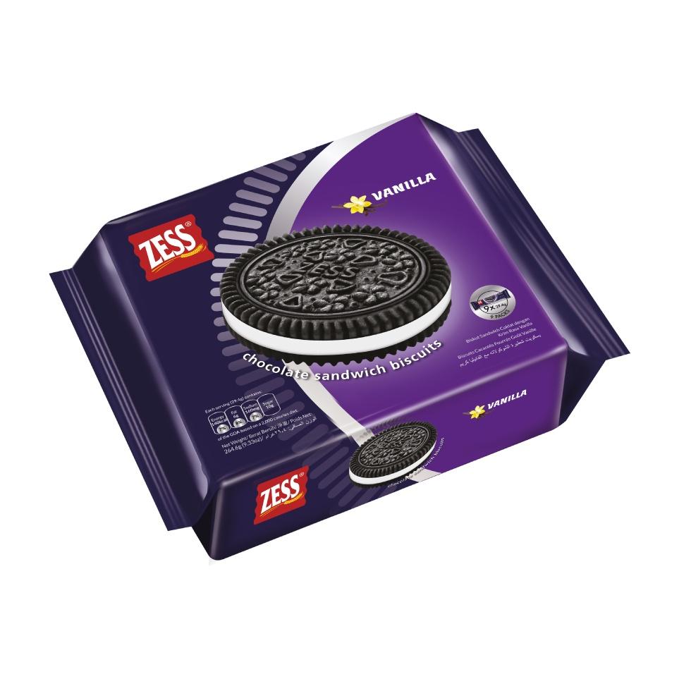 Bánh quy kem Vani ZESS ăn vặt 264,6g An Gia Sweets & Snacks
