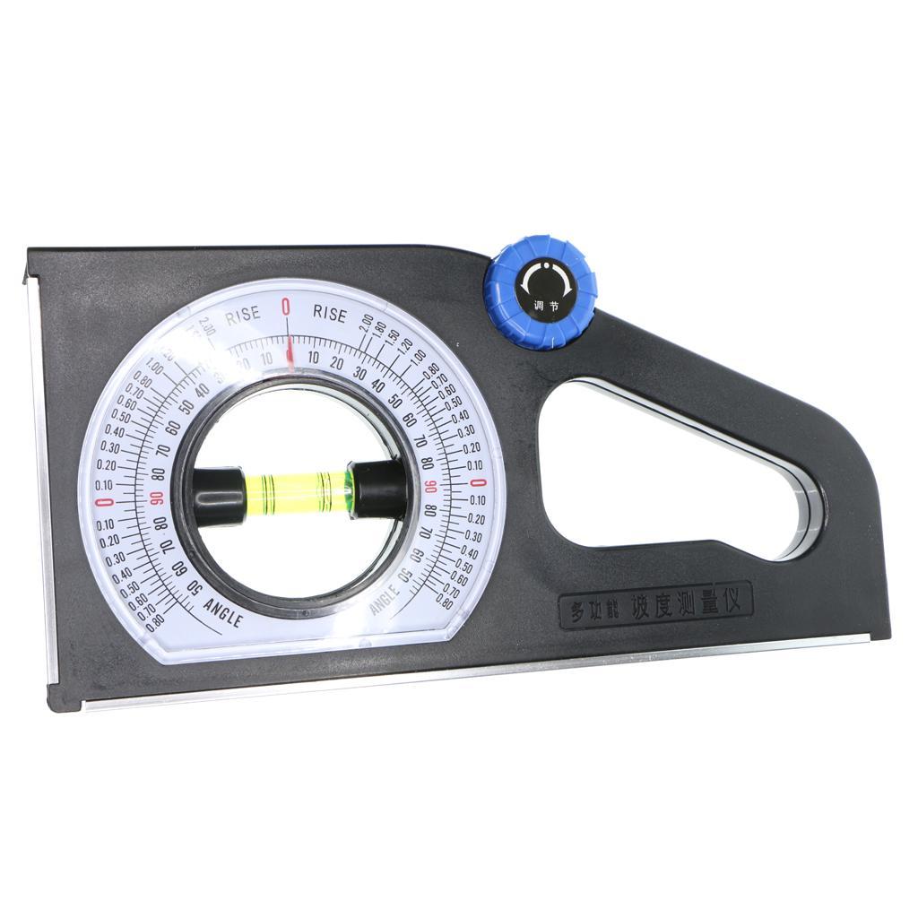 Slope Protractor Angle Level Bevel Inclinometer Declinometer