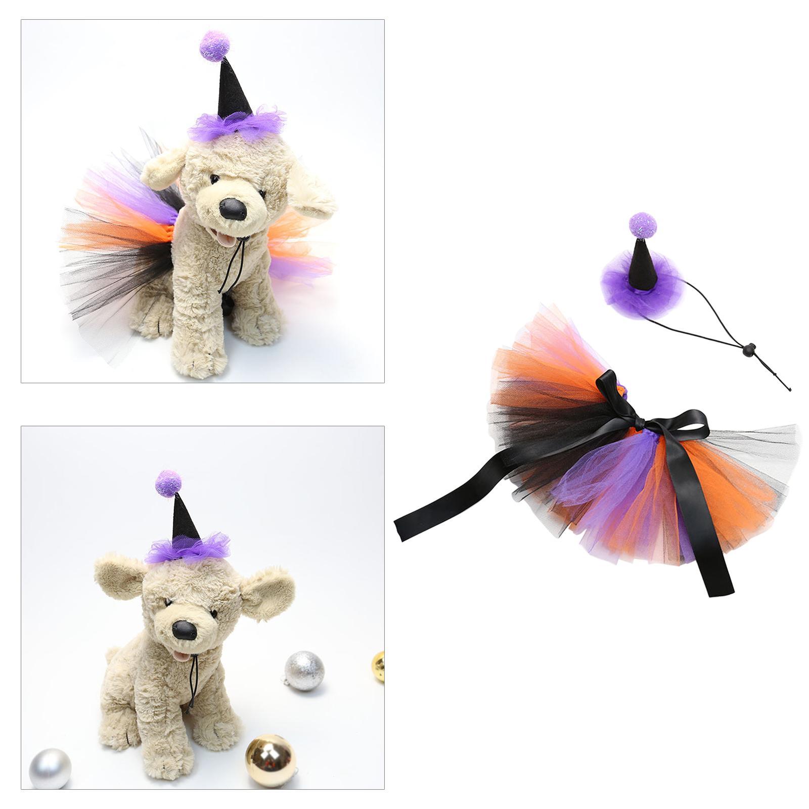 Cute Dog Dress Pet Costume Puppy Clothes Hat for Holiday Parties Decoration