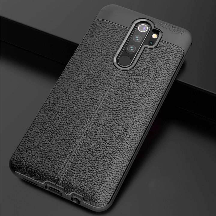 Ốp lưng Xiaomi Redmi Note 8 Pro Silicon giả da Auto Focus