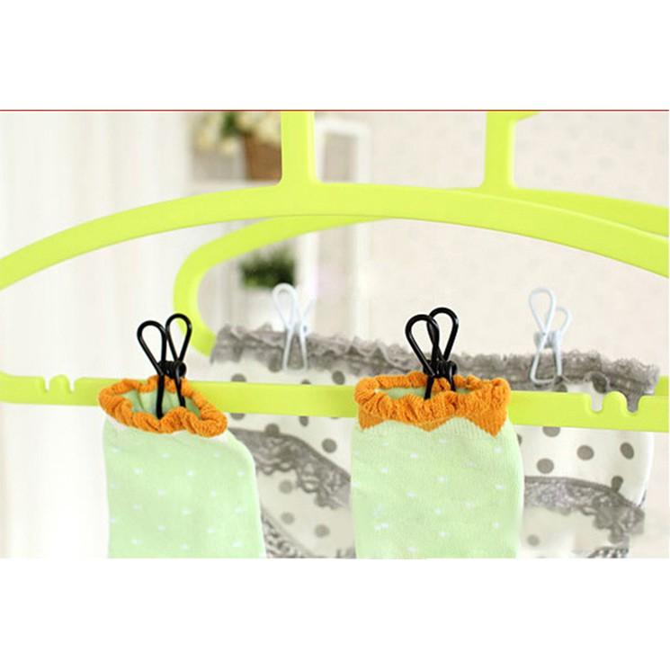 Set 2 Móc Kẹp Quần Áo Nhiều Màu