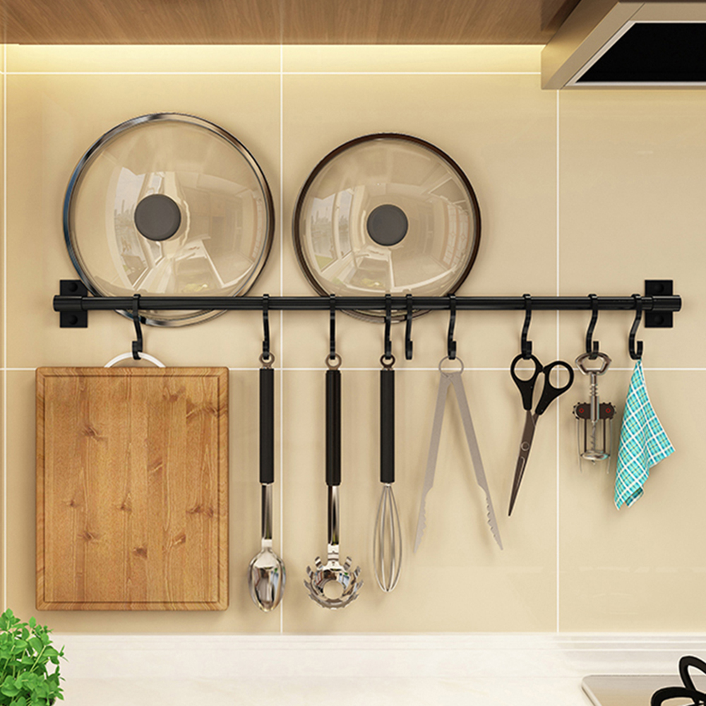 Giá Treo Muỗng Đa Năng Dán Tường Không Cần Khoan Đục – 60cm