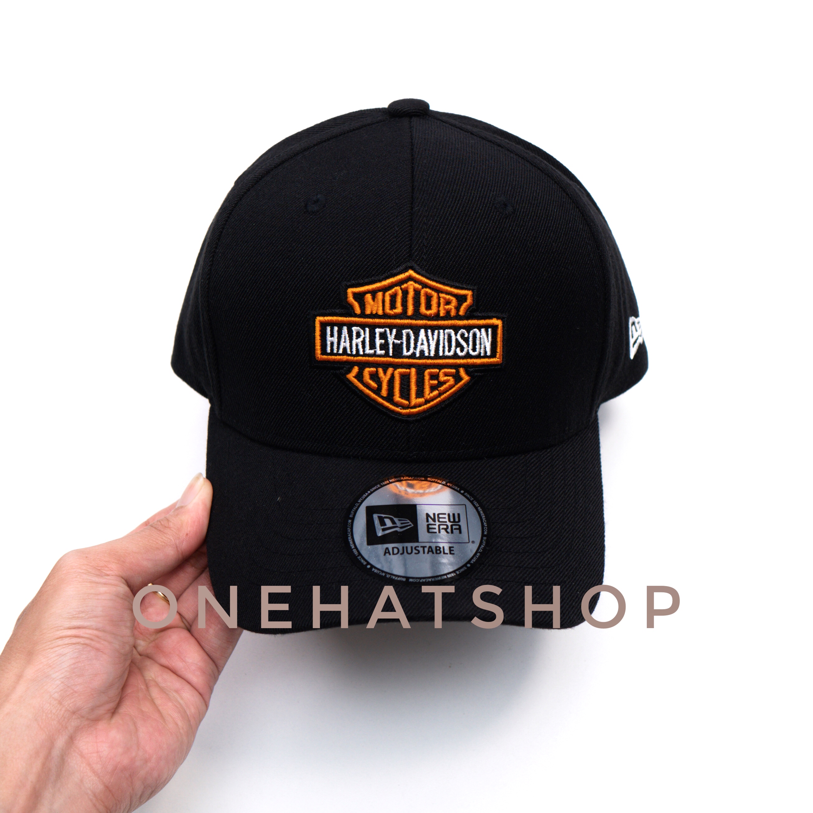 Nón lưỡi trai baseball cap logo Harley bản có tem ở vành nón fom cứng xịn đẹp