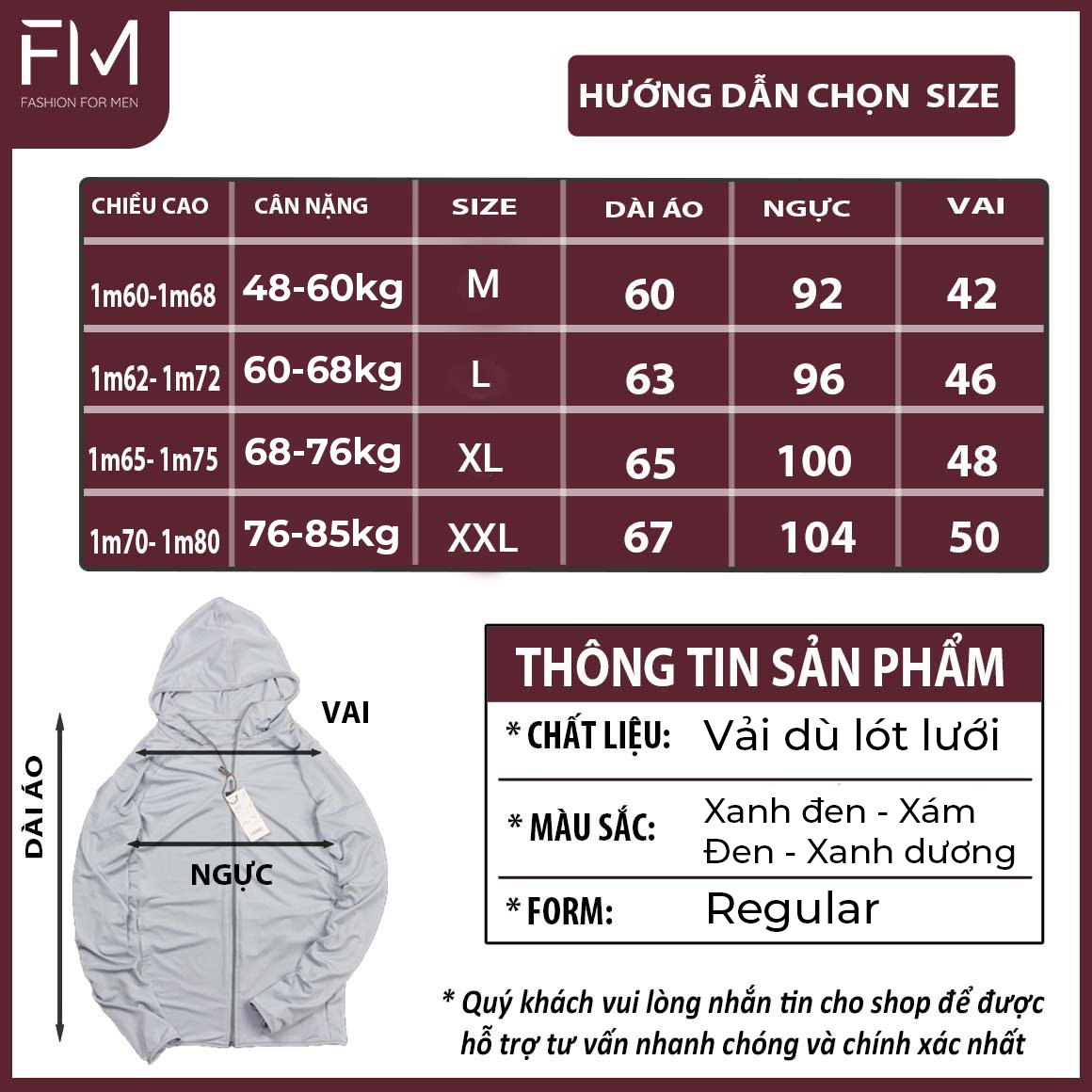 Áo khoác gió 2 lớp cao cấp chống nắng, chống nước thiết kế phối sọc trẻ trung - FORMEN SHOP - FMTHT051