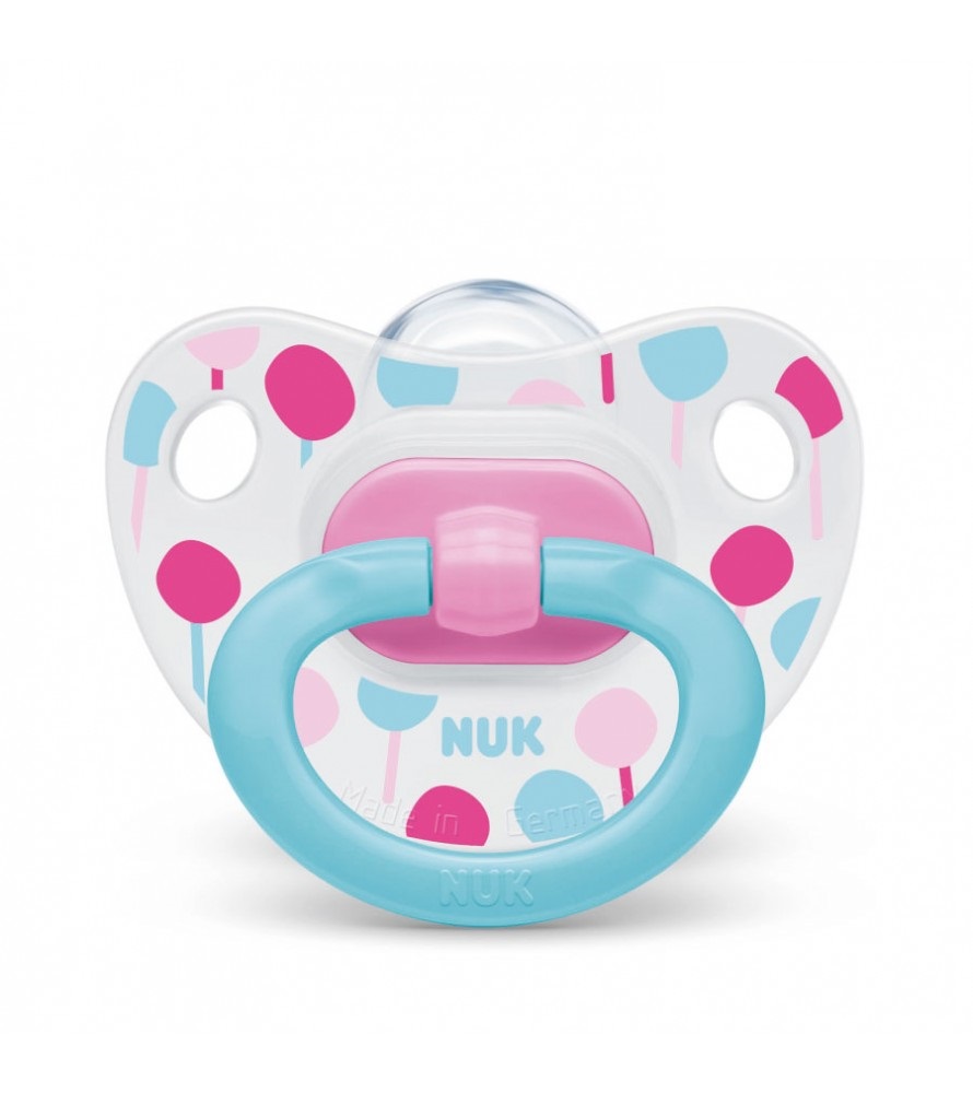 BỘ 2 TI GIẢ NUK HAPPYDAYS SILICONE