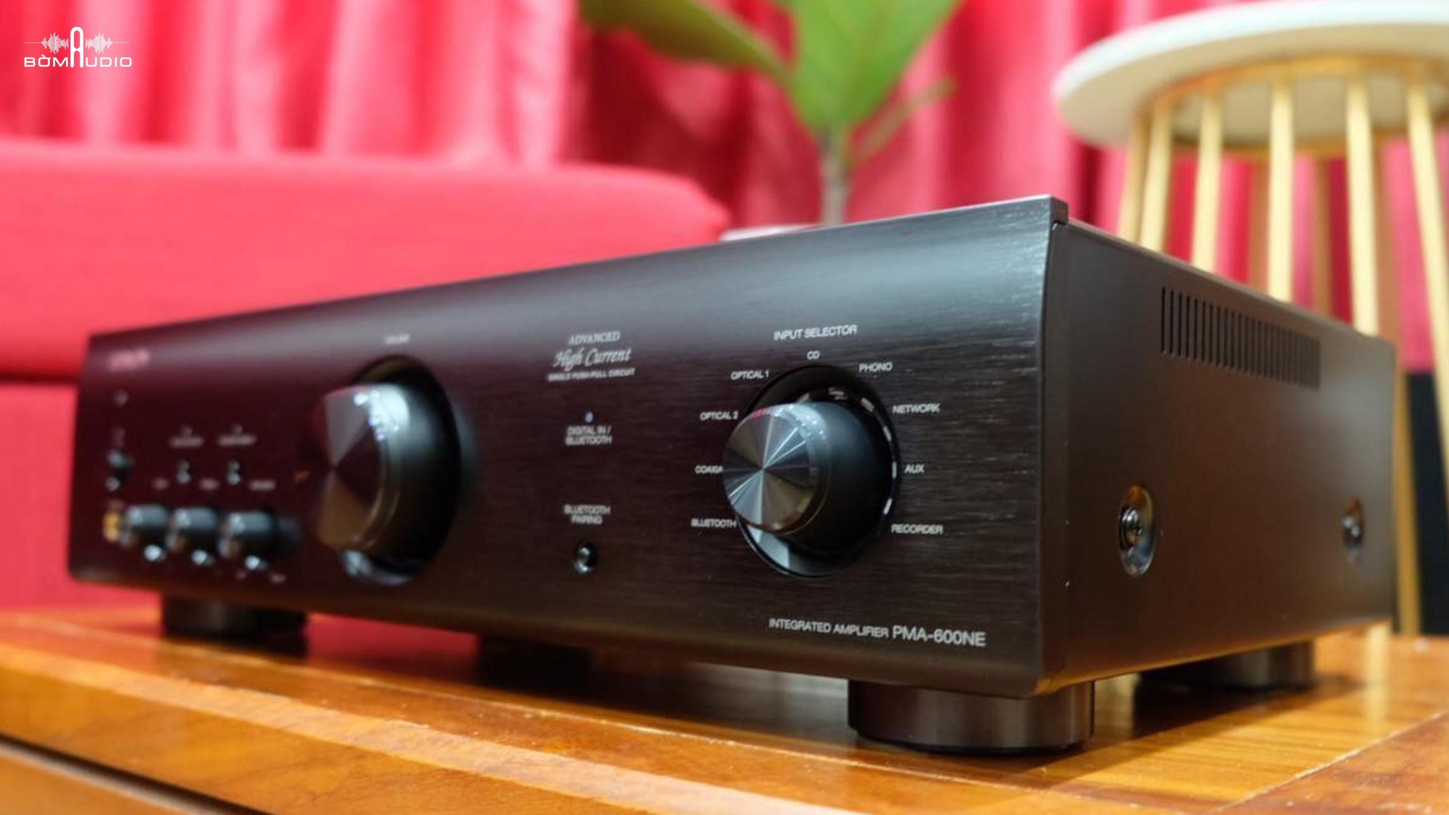 DENON PMA-600NE | Amply Nghe Nhạc 2 Kênh Chuyên Dụng x 70 W/Kênh + DAC 24bit/192kHz - Hệ Mạch AHC - Công Nghệ SLDS Độc Quyền | Hàng Chính Hãng _ Mới 100%