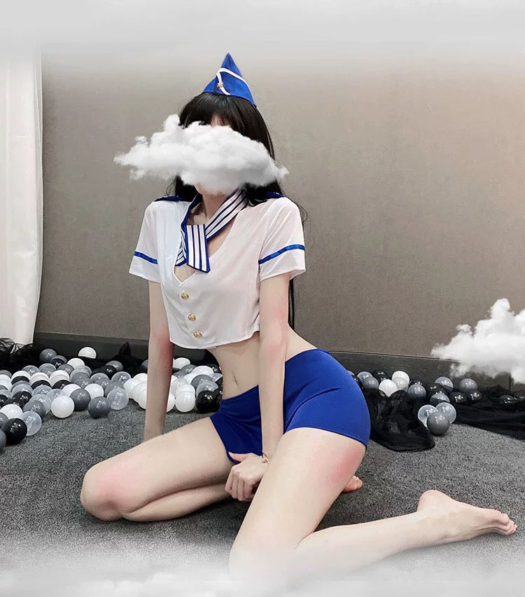 Đồ ngủ Cosplay sexy tiếp viên chuyên mặc Bar Sàn chụp ảnh Studio
