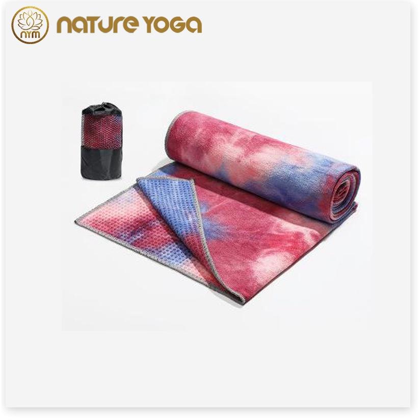 Kăn Trải Thảm Yoga cao cấp Pủ ạt ao Su Non Nature àu Loang