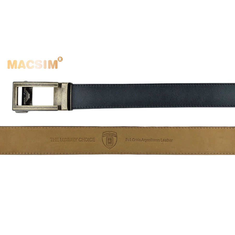 Thắt lưng nam da thật cao cấp nhãn hiệu Macsim MS036