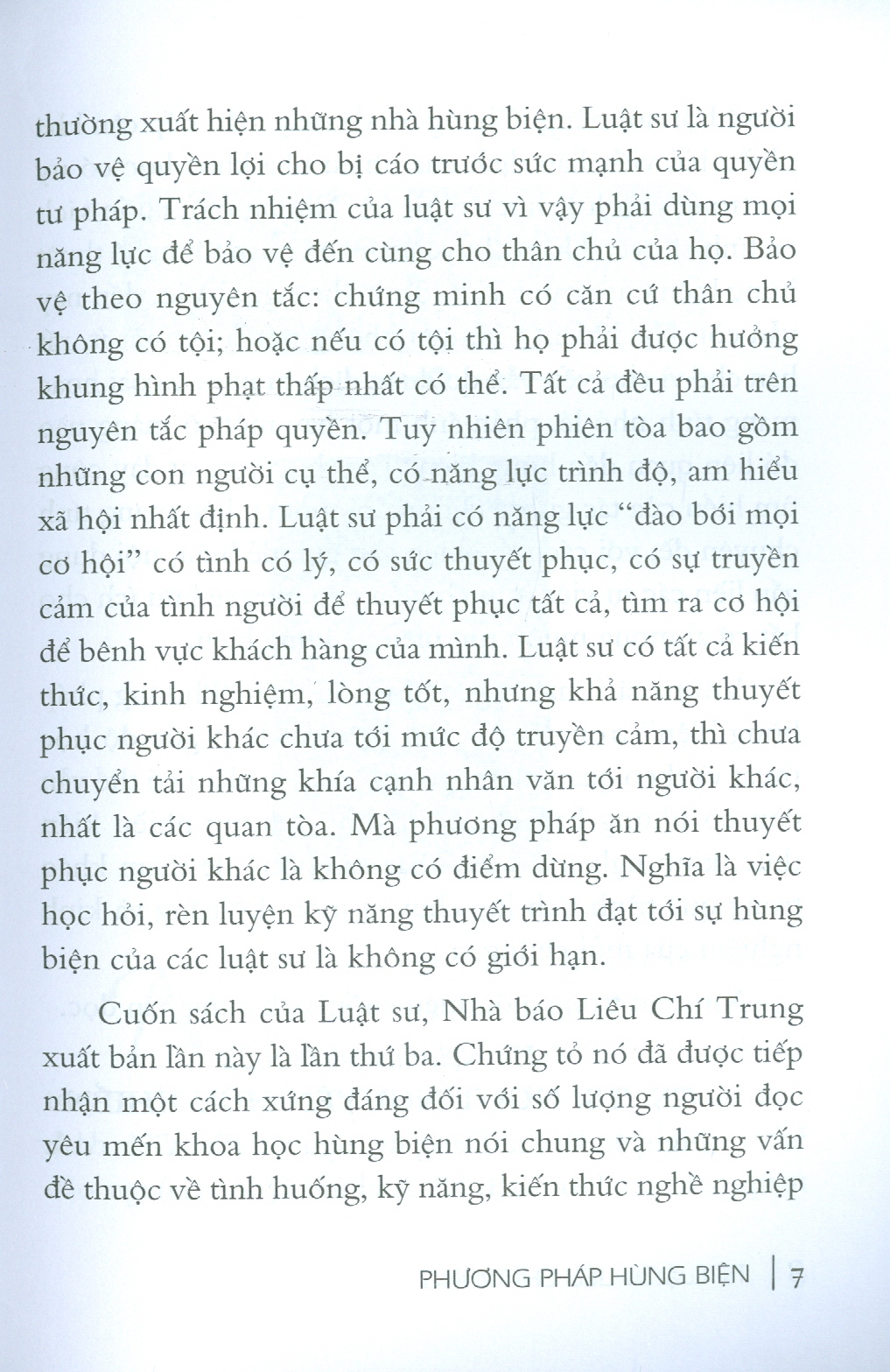 Phương Pháp Hùng Biện (In lần thứ ba, có chỉnh sửa, bổ sung)