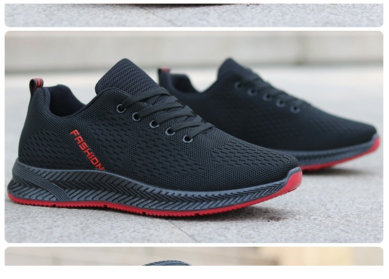 Giày Thể Thao Nam Màu Đen, Sneaker Nam Màu Đen, Đế Êm, Nhẹ Thoáng Khí SGN5010