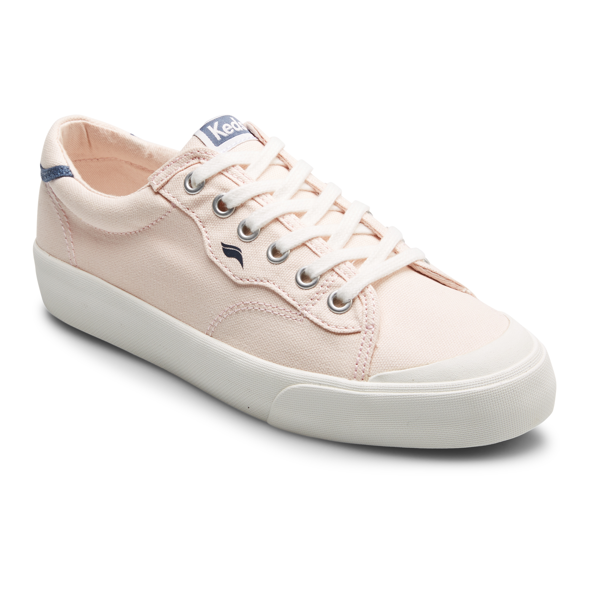 Giày Keds Nữ - Crew Kick 75 Canvas Varsity Pink- KD066633