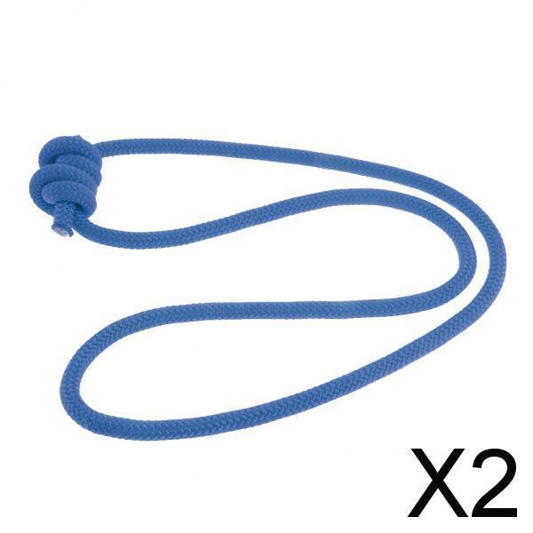 2x6mm Heat Resistant Rock Climbing Knotted Pre-sewn Prusik Cord Blue