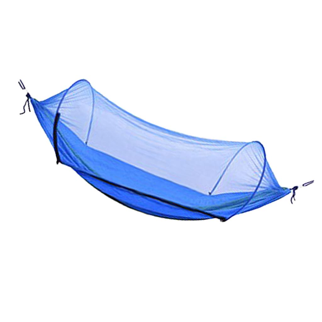 Outdoor Camping Hammock Boat Shape Bed with Prevent Bites Net