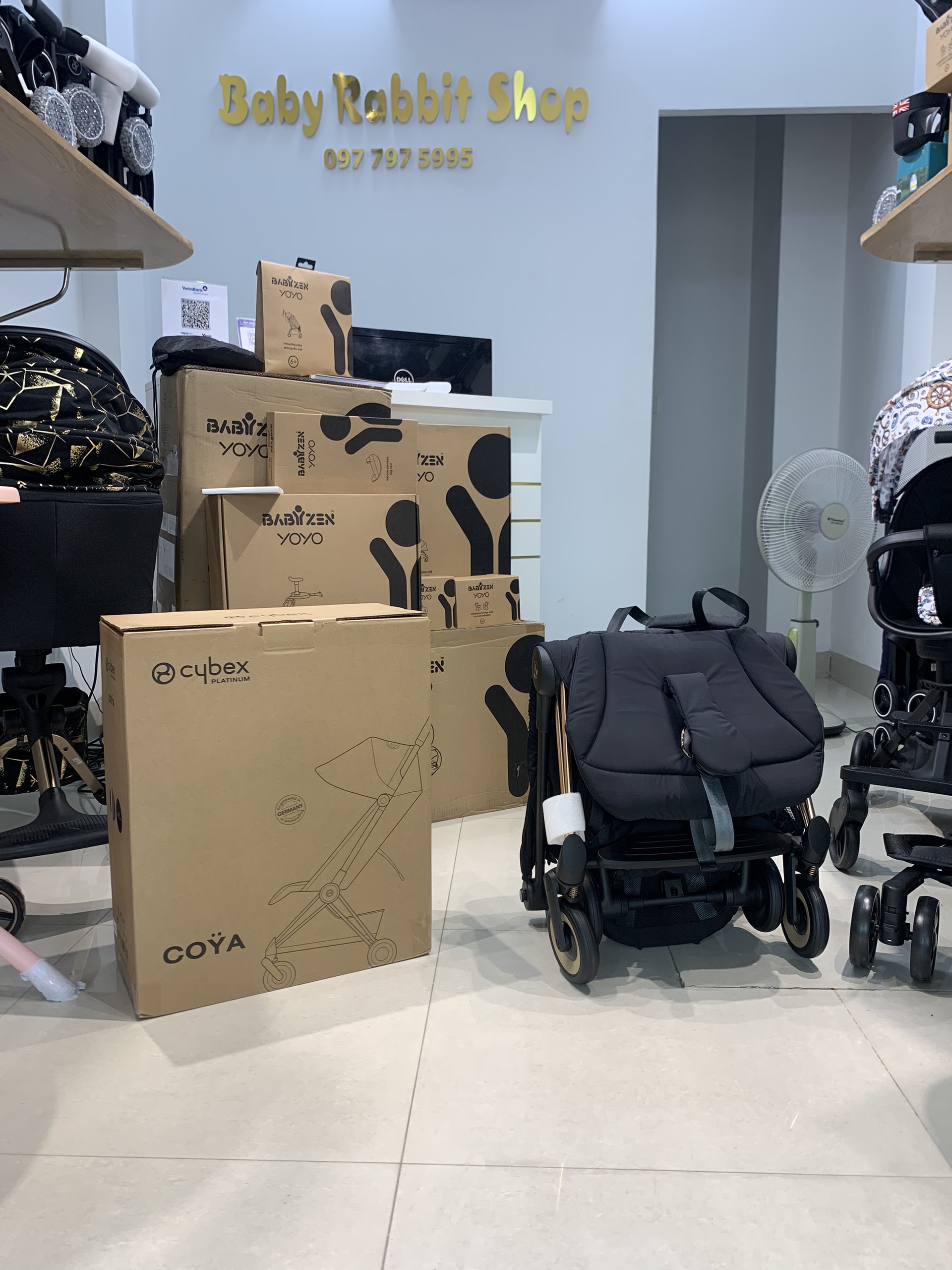 xe đẩy du lịch gấp gọn Cybex Coya