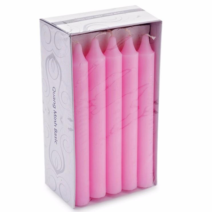 Hộp 15 cây nến thơm thẳng Quang Minh Candle FTRAMART NQM0017 cao 15cm
