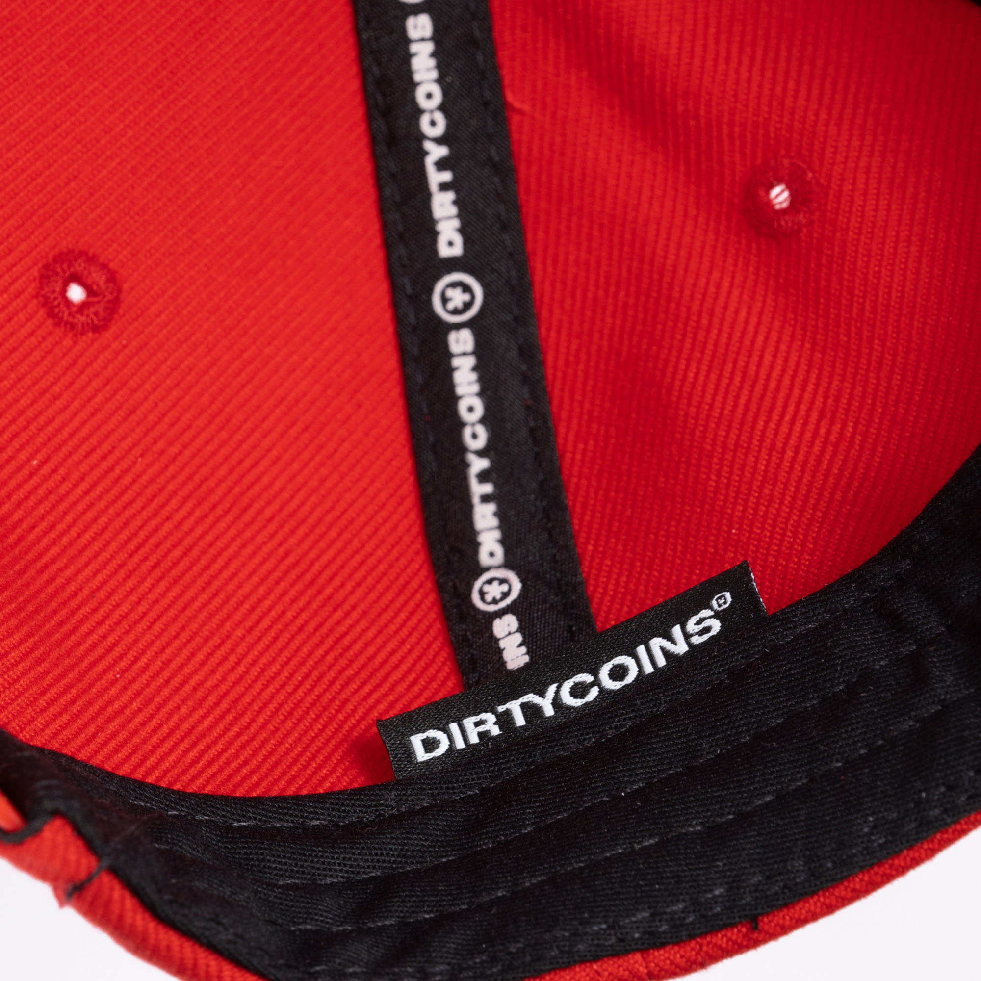 Nón DirtyCoins University Logo Snapback Hat - Red