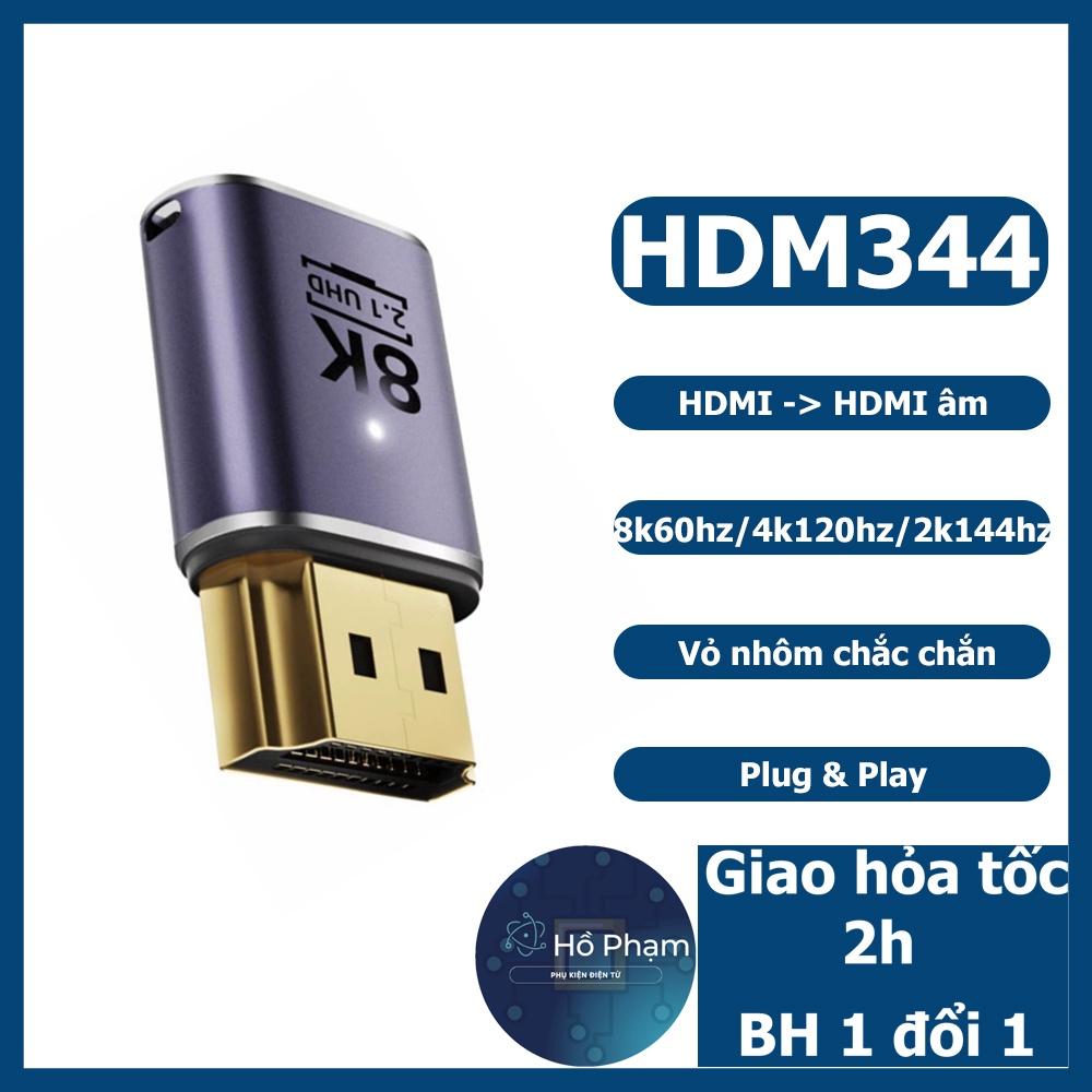 Đầu nối hdmi 4k 8k xoay góc 270 90 độ cho HDTV HDMI, tivi, máy chiếu - Hồ Phạm