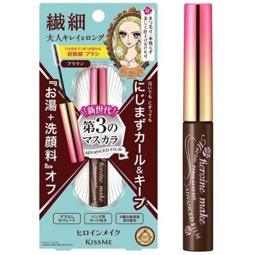 Mascara Không Trôi Giúp Giữ Nếp Cong Và Làm Dày Rậm Mi Kissme Heroine Make Dạng Màng Flim Nâng Cao