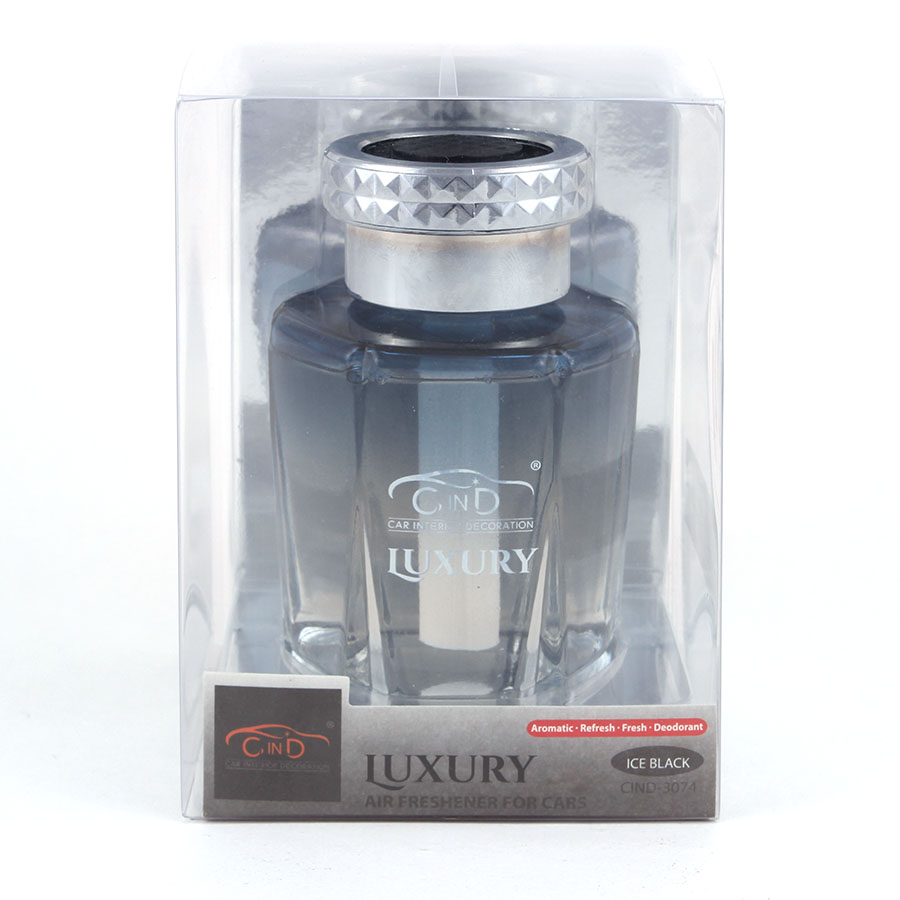 Nước hoa ô tô LUXURY CIND-3074 Ice Black 130ml