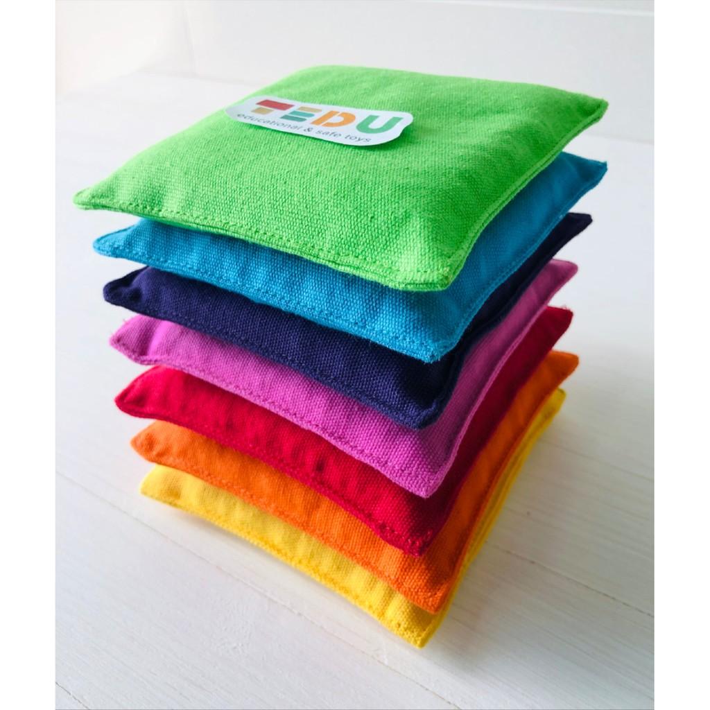 TÚI CÁT-TÚI NÉM MẦM NON 12X12cm 100gram/túi