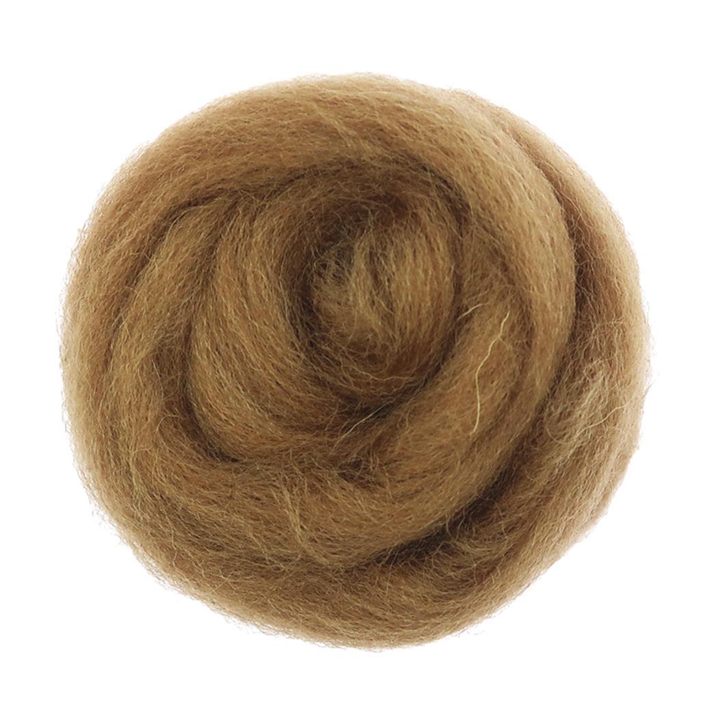 1 Piece 10g Soft Wool Roving Felting Wool for DIY Needle Felting Craft Materials