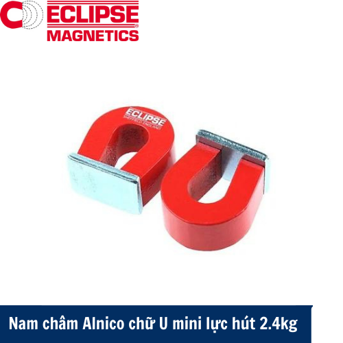 Nam châm Alnico chữ U mini lực hút 2.4kg Eclipse E802