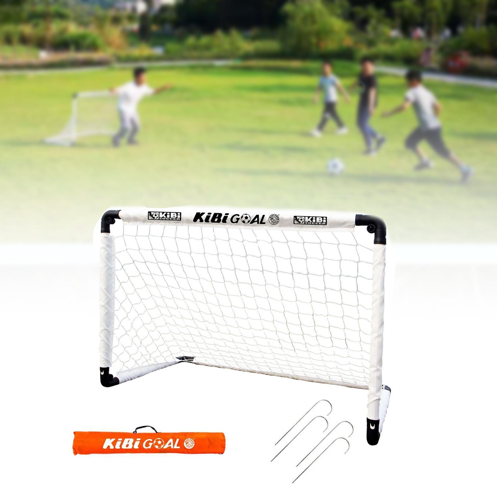 Kids Soccer Goals Portable Soccer Nets Set Outdoor Training Easy Assembly