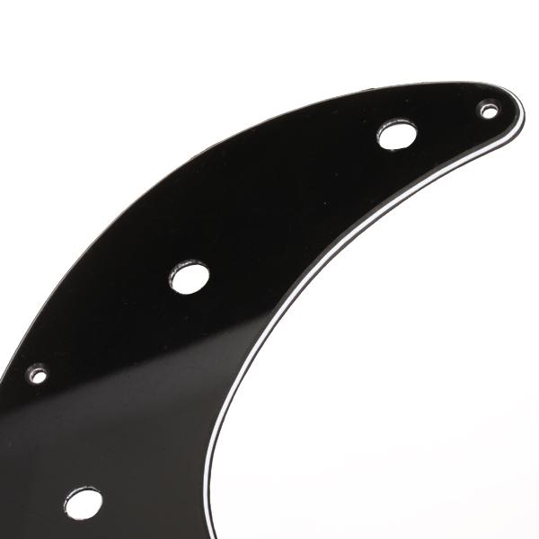 Black  9 Holes Pickguard PVC Anti-scratch For  Guitar Parts