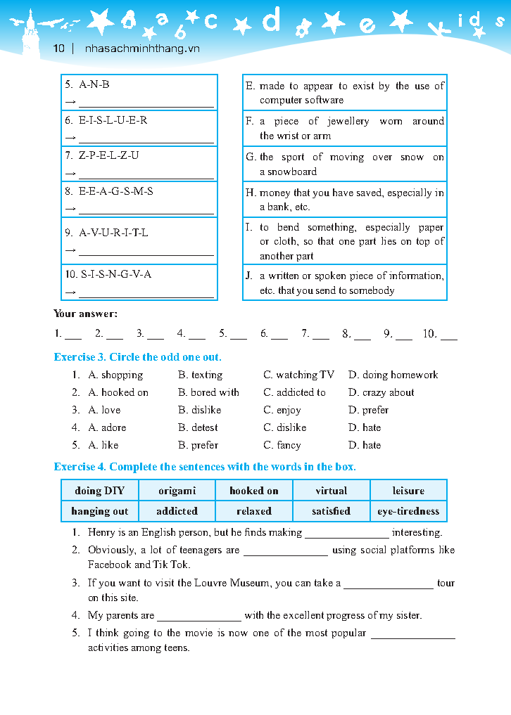 Global Success - Bài Tập Tiếng Anh Lớp 8 - Tập 1 (Có Đáp Án)