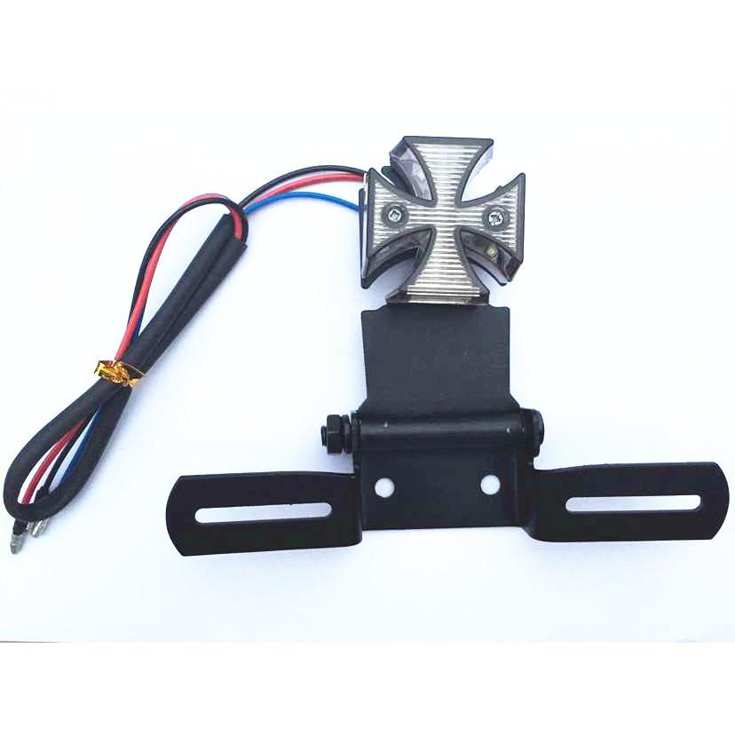 Đèn LED chiếu biển số xe máy phong cách retro