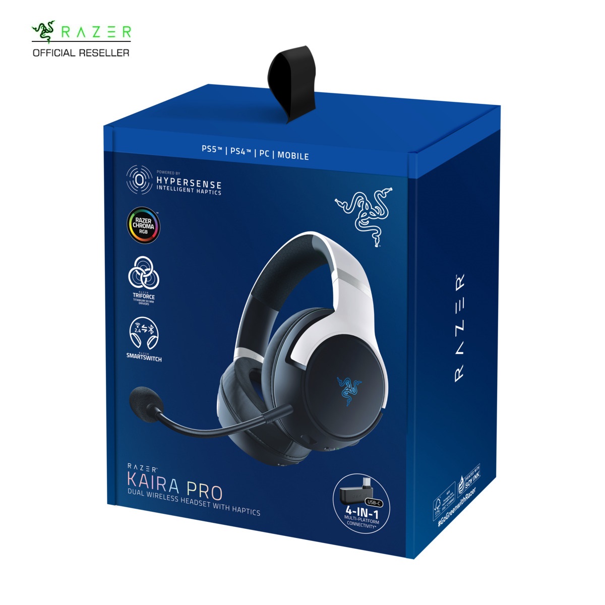 Tai nghe chơi Game Razer Kaira Pro for PlayStation - Hàng chính hãng